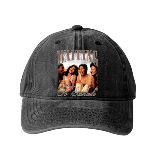 Discover Waiting To Exhale Washed Denim Baseball Caps