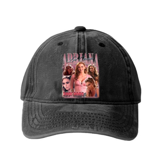 Discover Adriana La Cerva Washed Denim Baseball Caps, The Sopranos Washed Denim Baseball Caps, Adriana La Cerva Washed Denim Baseball Caps, Drea de Matteo Washed Denim Baseball Caps