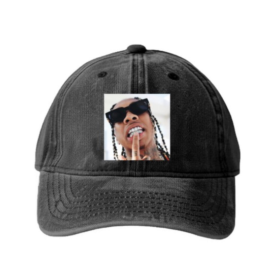 Discover Tyga Washed Denim Baseball Caps