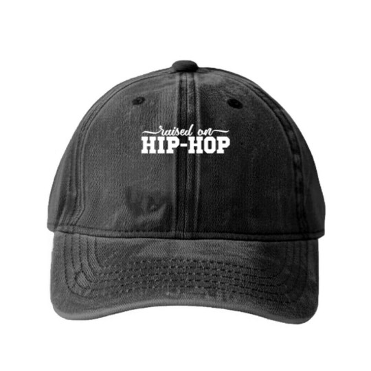 Discover Hip Hop Washed Denim Baseball Caps, Hip Hop Raised Me Washed Denim Baseball Caps, Hip Hop Washed Denim Baseball Caps, Hip Hop Raised Me