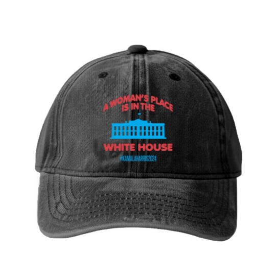 Discover kamalaa harris White House 2638 Washed Denim Baseball Caps