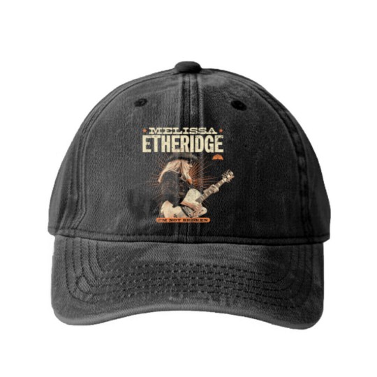 Discover Melissa Etheridge Im Not Broken Washed Denim Baseball Caps