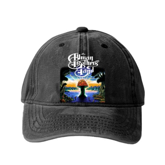 Discover The Allman Brothers Band Washed Denim Baseball Caps, The Allman Brothers Band Vintage Washed Denim Baseball Caps, TABB Washed Denim Baseball Caps, Tabb Tour Washed Denim Baseball Caps, Allman Brothers Washed Denim Baseball Caps, Allman Bros Washed Denim Baseball Caps
