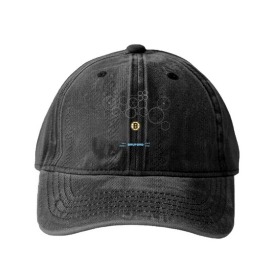 Discover Legendary Drummers - Bill Bruford Washed Denim Baseball Caps