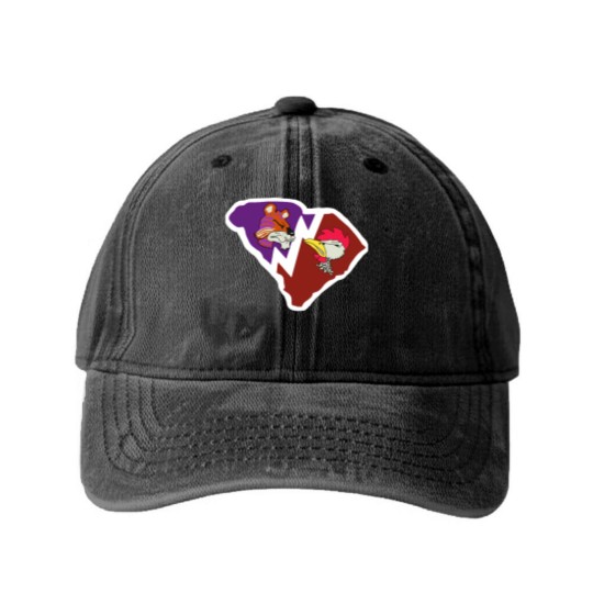 Discover SC House Divided Washed Denim Baseball Caps