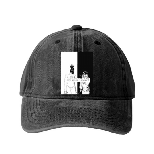 Discover Death Grips - The Money Store Graphic Washed Denim Baseball Caps
