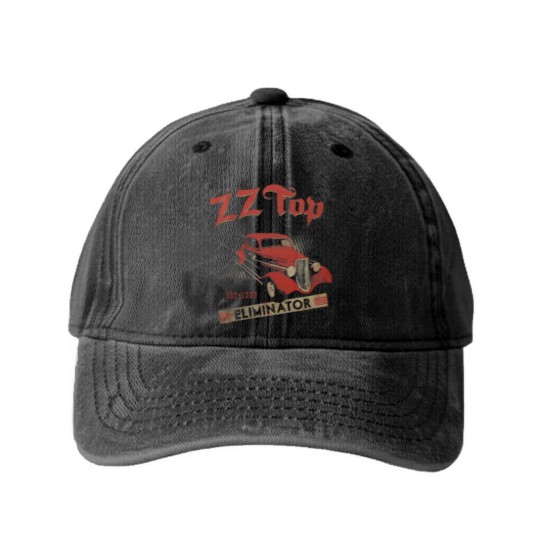 Discover zz top, zz top, zz top, zz top, zz top Classic Washed Denim Baseball Caps