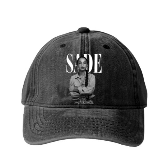 Discover 90s Vintage Sade Washed Denim Baseball Caps, Sade Adu Washed Denim Baseball Caps, SADE Tour Washed Denim Baseball Caps