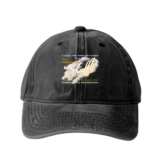 Discover The Parkinsons Shuffle - Parkinsons Awareness Washed Denim Baseball Caps