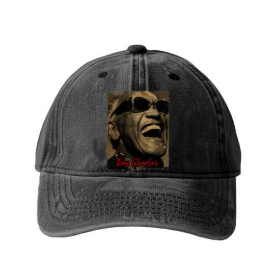 Discover 80s Classic Ray Charles Washed Denim Baseball Caps