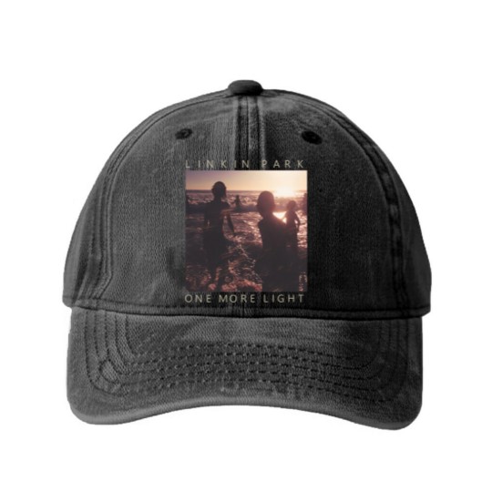 Discover Linkin Park One More Light Black Washed Denim Baseball Caps