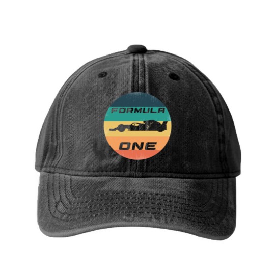 Discover Formula Ones Washed Denim Baseball Caps