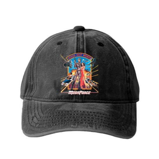 Discover Megaforce (1982)Megaforce (1982) Washed Denim Baseball Caps