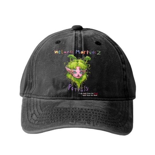 Discover Melanie Washed Denim Baseball Caps, Portals Tour 2023 Washed Denim Baseball Caps, Melanie Martinez Lover Washed Denim Baseball Caps