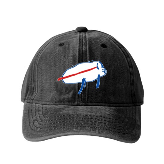 Discover Josh Allen Bills Potato Classic House Flags Washed Denim Baseball Caps