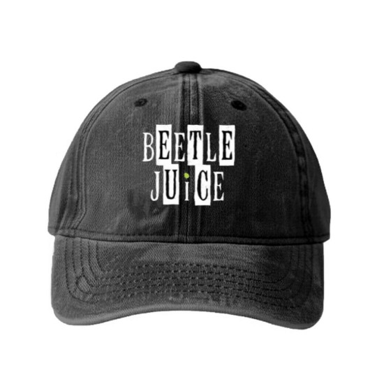 Discover BEETLE JUICE Washed Denim Baseball Caps