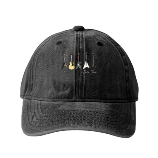 Discover Randy Rhoads, Rhoads, Randy Washed Denim Baseball Caps
