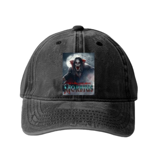 Discover Morbius New Movie 2022 Washed Denim Baseball Caps