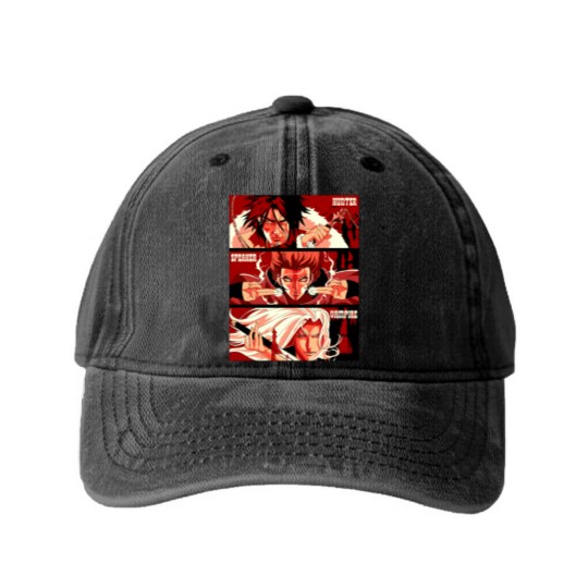 Discover The Hunter , The Speaker and The Vampire Washed Denim Baseball Caps