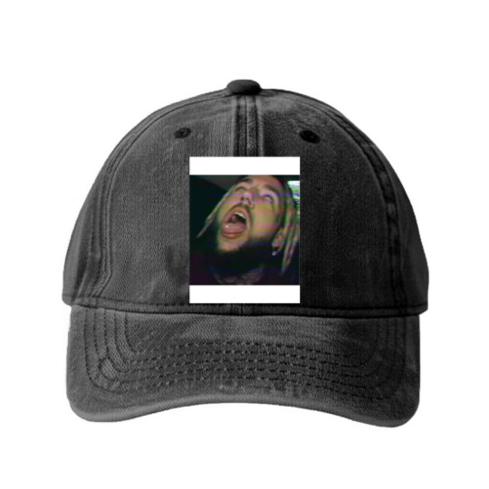 Discover Scrim droppin acid LITCH.jp Washed Denim Baseball Caps