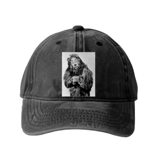 Discover Wizard of Oz Cowardly Lion Washed Denim Baseball Caps