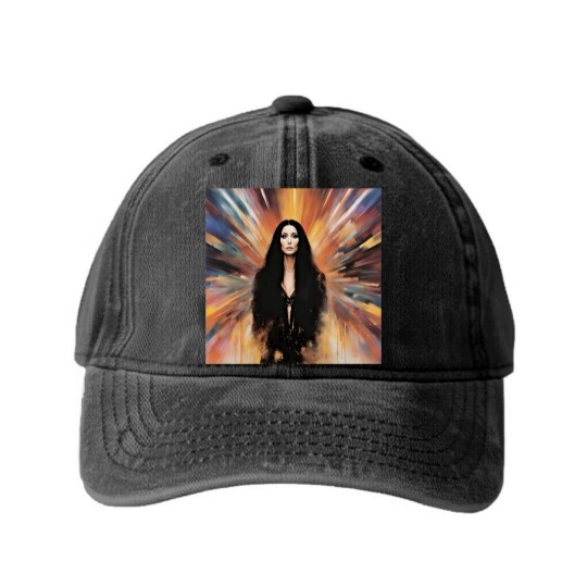 Discover Stay with Cher Washed Denim Baseball Caps