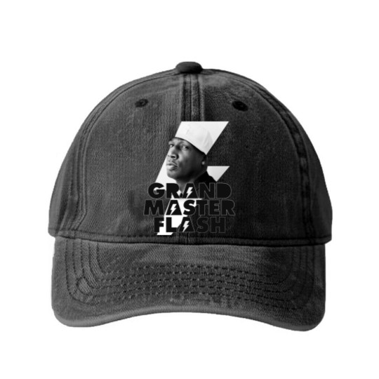 Discover Grandmaster Flash Washed Denim Baseball Caps