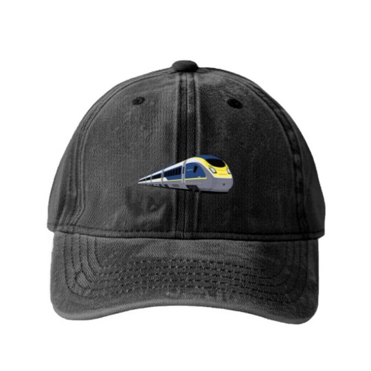 Discover Eurostar e320 Class 374 Washed Denim Baseball Caps