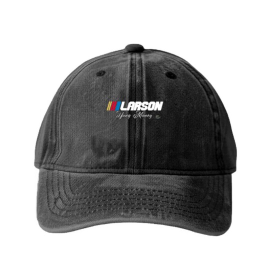 Discover Kyle Larson Yung Money v2 Washed Denim Baseball Caps