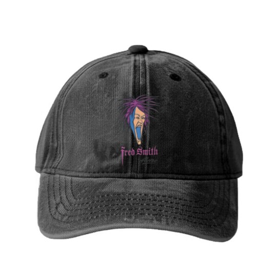 Discover Fred Smith, Alva skateboarddesign Washed Denim Baseball Caps