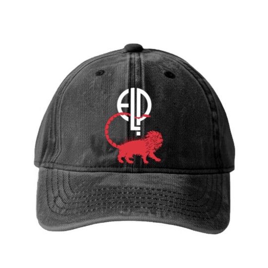 Discover ELP Manticore Logo Washed Denim Baseball Caps