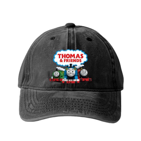 Discover Thomas the tank engine-Thomas and friends Washed Denim Baseball Caps