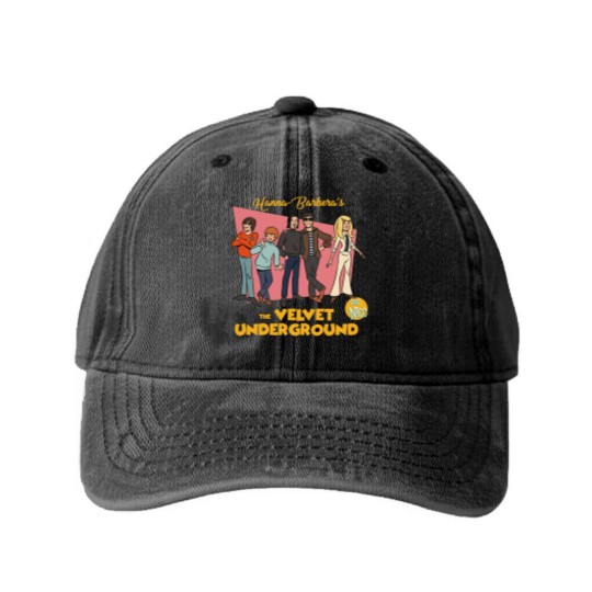 Discover The Velvet Underground And Nico Punk Rock Barberas The Velvet Underground And Nico Punk Rock Washed Denim Baseball Caps