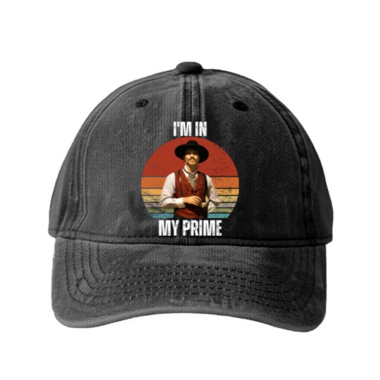Discover I'm In My Prime Washed Denim Baseball Caps, I'm In My Prime Classic Washed Denim Baseball Caps