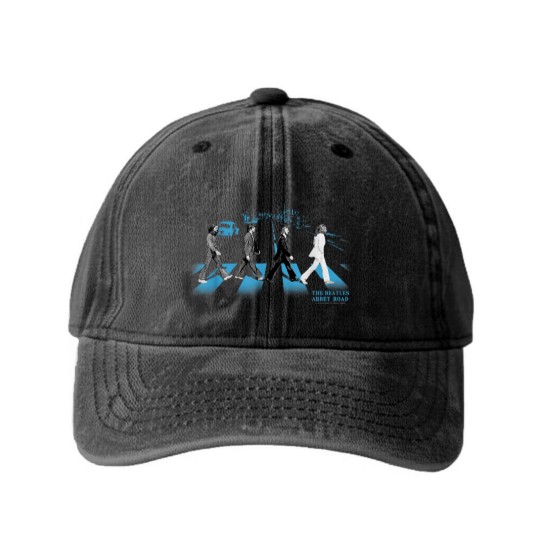 Discover Abbey Road street blues Washed Denim Baseball Caps