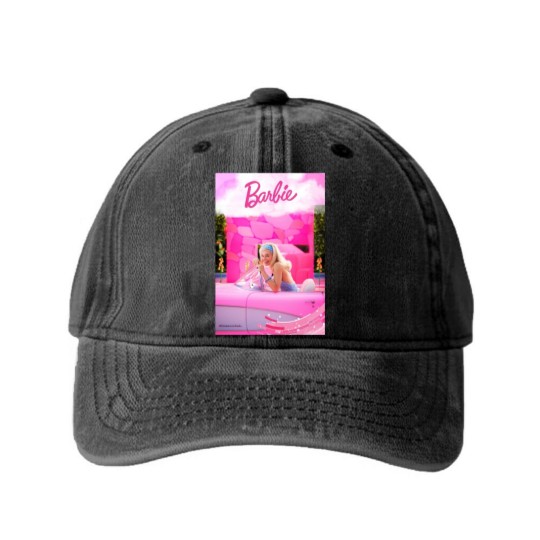 Discover Barbies Movie Active Washed Denim Baseball Caps