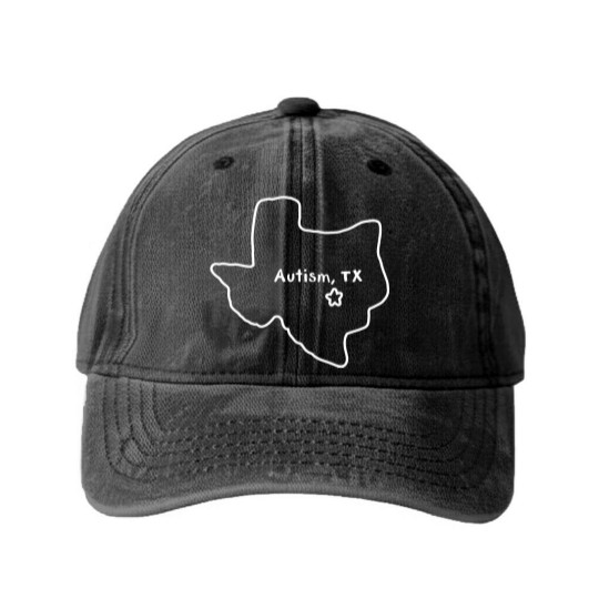Discover autism texas 2024 Washed Denim Baseball Caps