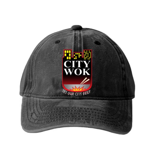 Discover SouthPark City Wok Washed Denim Baseball Caps