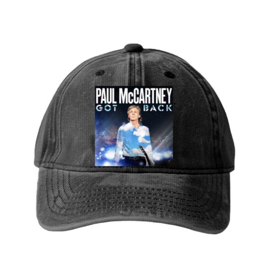 Discover P mccartney Washed Denim Baseball Caps