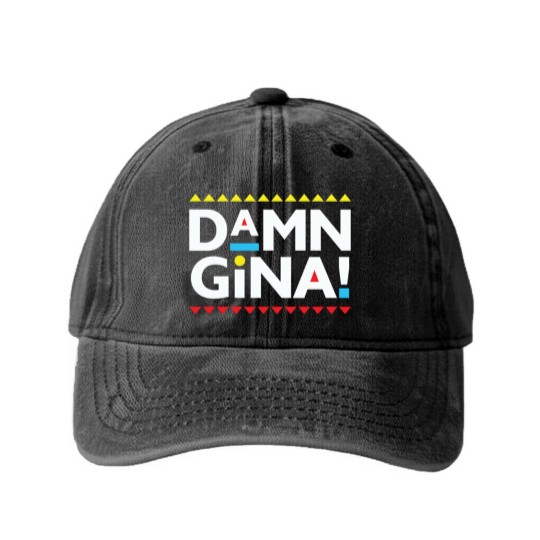 Discover Martin-Damn Gina Washed Denim Baseball Caps
