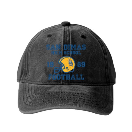 Discover San Dimas High School Football Washed Denim Baseball Caps