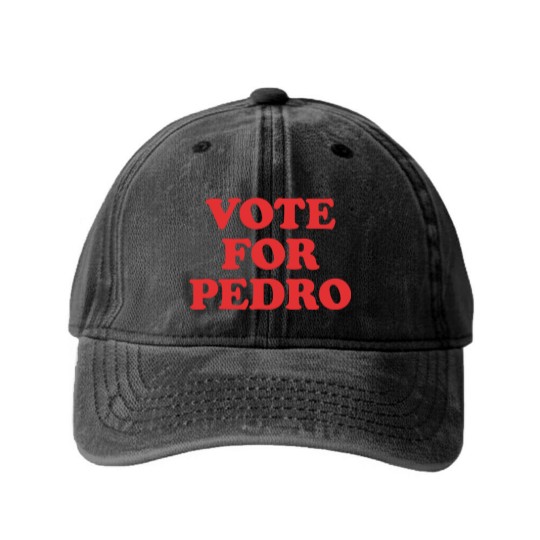 Discover Vote for Pedro Washed Denim Baseball Caps - Napoleon Dynamite Cult Classic Washed Denim Baseball Caps for Fans