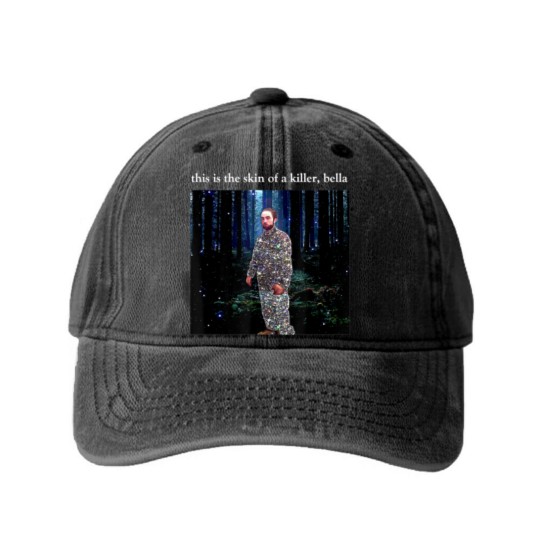 Discover This Is The Skin Of A Killer Bella Washed Denim Baseball Caps
