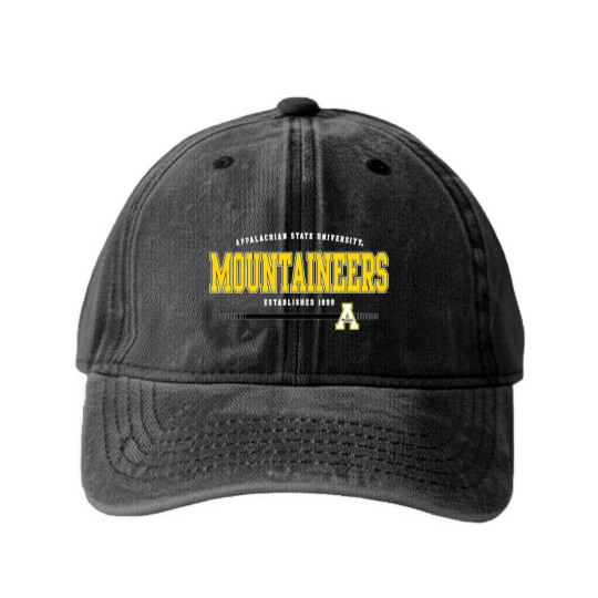 Discover appmerch8 appalachian state university Washed Denim Baseball Caps