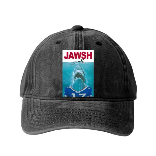 Discover Jaws - Josh Allen Baby Blankets Washed Denim Baseball Caps