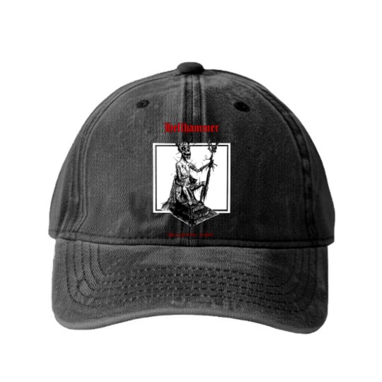 Discover Hellhammer Washed Denim Baseball Caps
