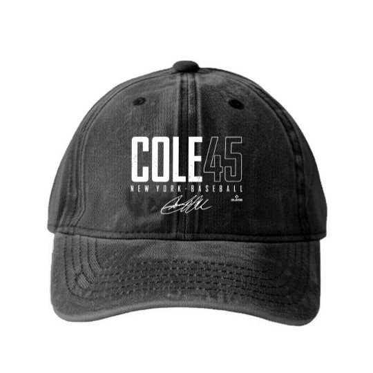 Discover Gerrit Cole Washed Denim Baseball Caps - Gerrit Cole New York Y Elite