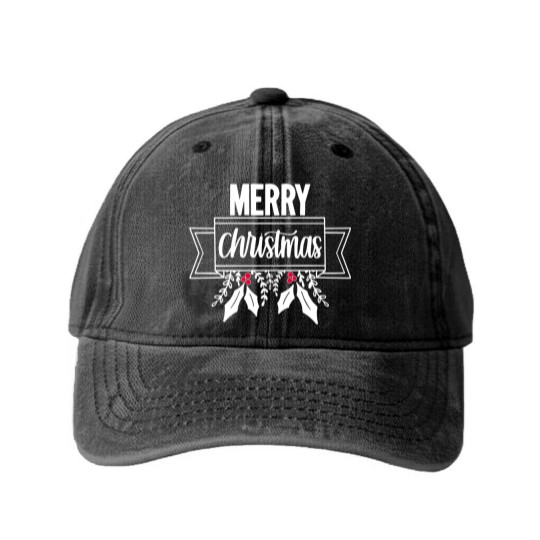 Discover Merry Washed Denim Baseball Caps, Merry Christmas Washed Denim Baseball Caps, Womens Christmas Washed Denim Baseball Caps, Christmas Gifts
