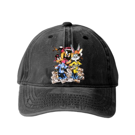 Discover Vtg Y2k Looney Toons Swap Meet Bootleg Jewels Cartoon Washed Denim Baseball Caps