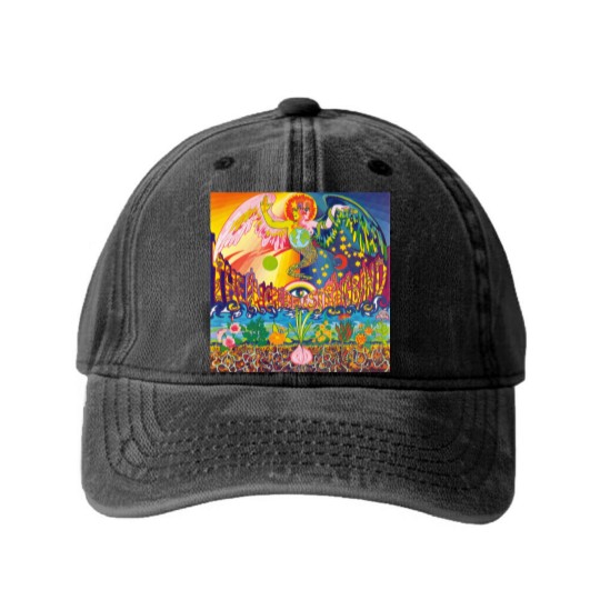 Discover The Incredible String Band Album 5000 Spirits Washed Denim Baseball Caps